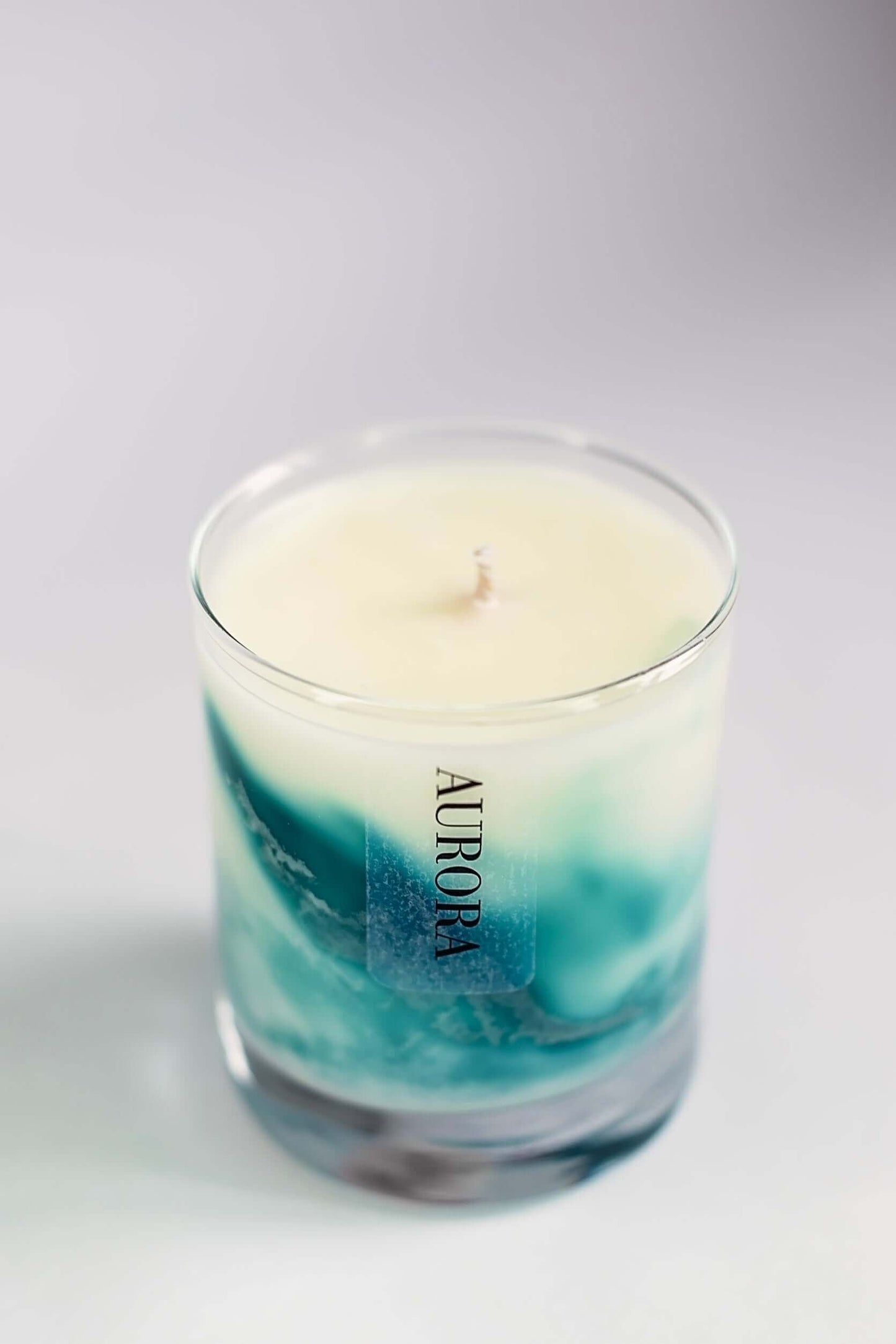 AURORA Marble Effect Candle, Green Marble Candles, Aromatheraphy Candles, Essential Oil Candles, Wellness Candles, Aesthetic Candles