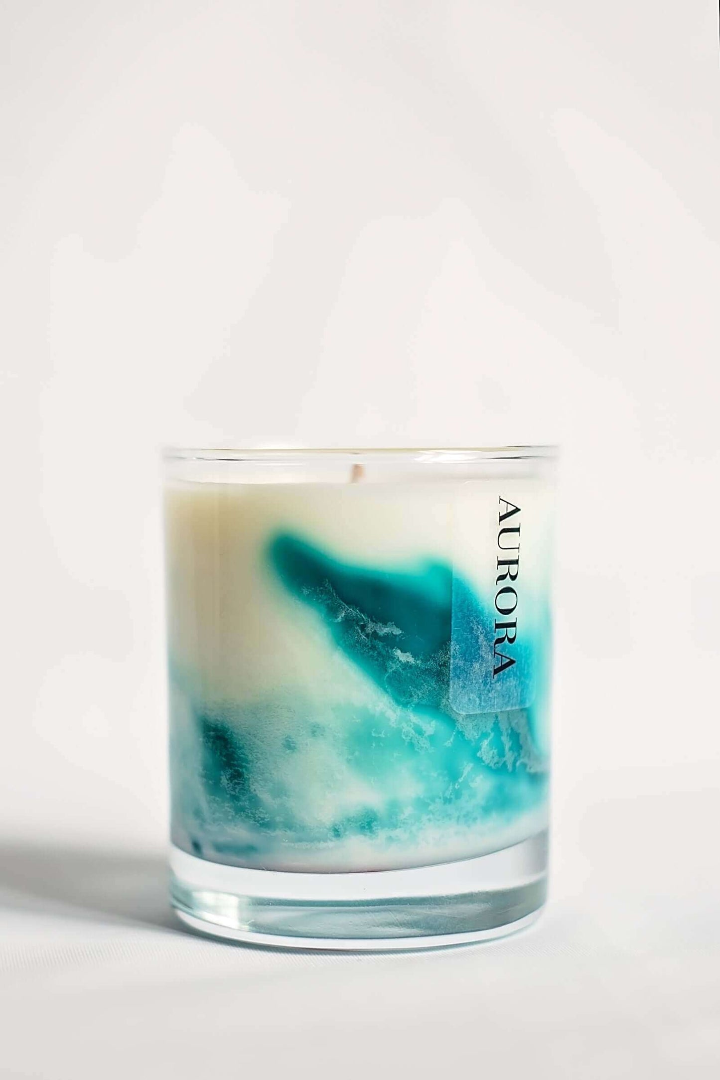 AURORA Marble Effect Candle, Green Marble Candles, Aromatheraphy Candles, Essential Oil Candles, Wellness Candles, Aesthetic Candles