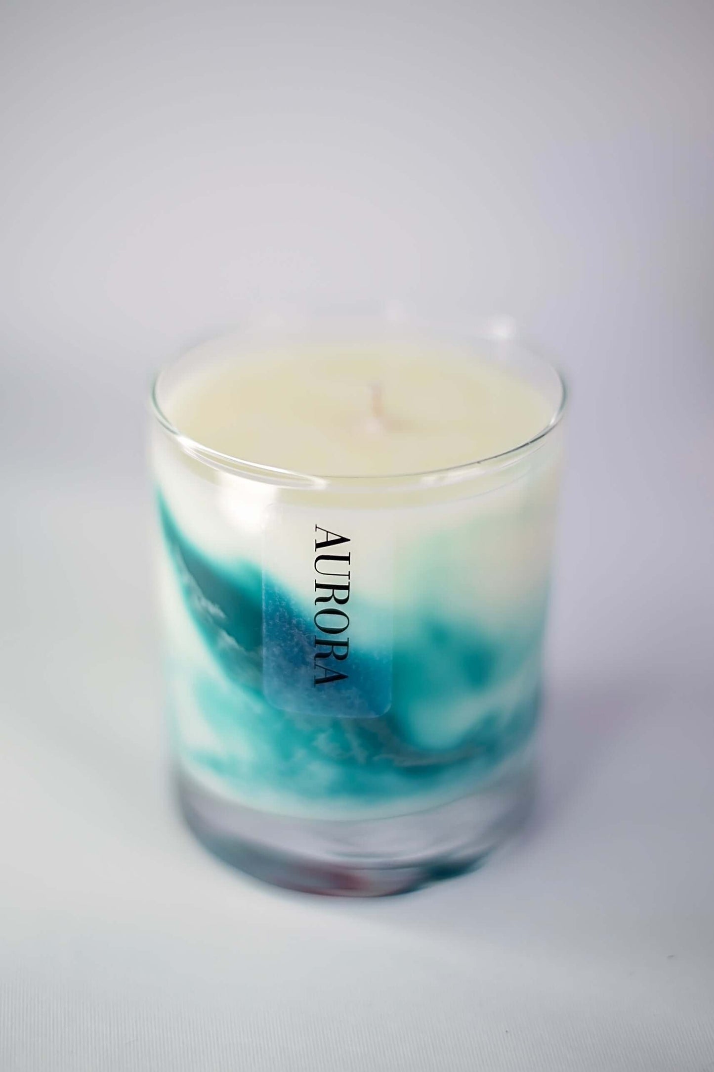 AURORA Marble Effect Candle, Green Marble Candles, Aromatheraphy Candles, Essential Oil Candles, Wellness Candles, Aesthetic Candles