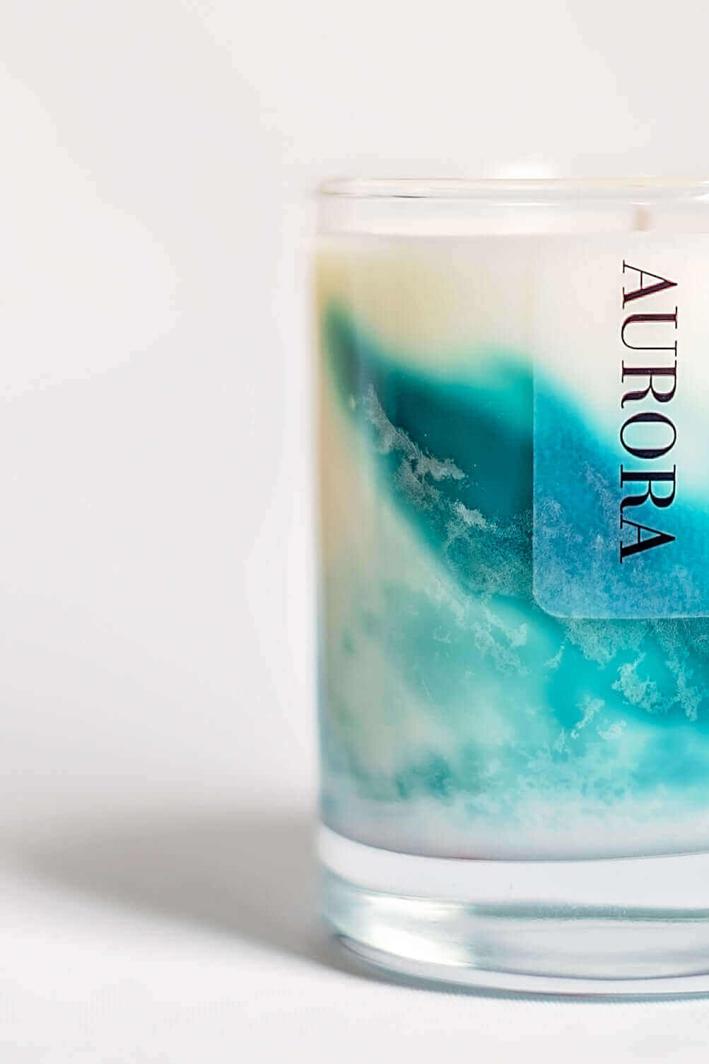 AURORA Marble Effect Candle, Green Marble Candles, Aromatheraphy Candles, Essential Oil Candles, Wellness Candles, Aesthetic Candles